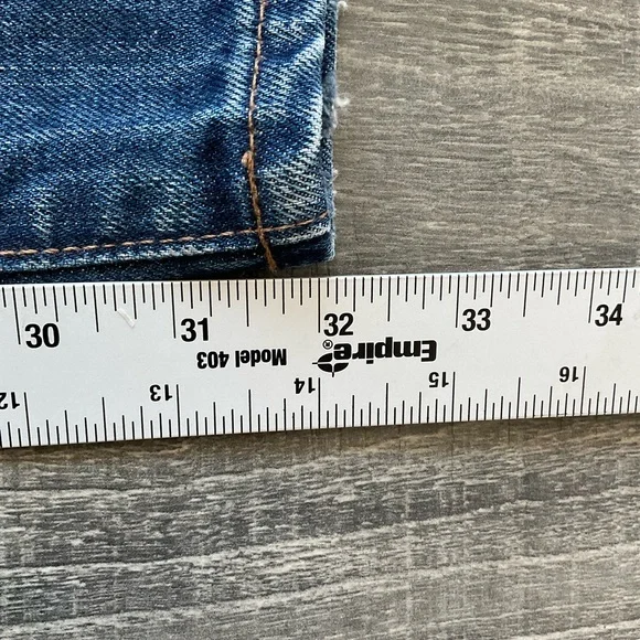 31x32 J Crew 770 Straight Jean Men’s Blue 100% Cotton AB055 - Picture 7 of 11